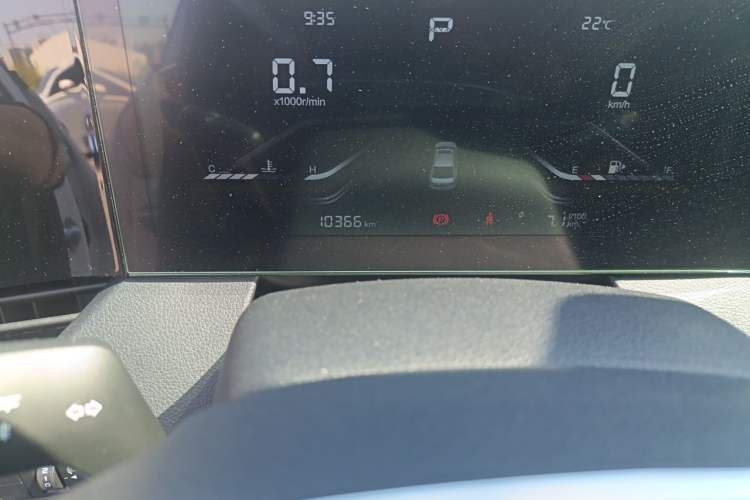 Used Bestune B70 2022 Third Generation 1.5T Automatic Enjoyment Version Odometer Close Up