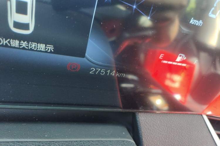 Used Bestune B70 2022 Third Generation 1.5T Automatic Premium Edition Odometer Close Up