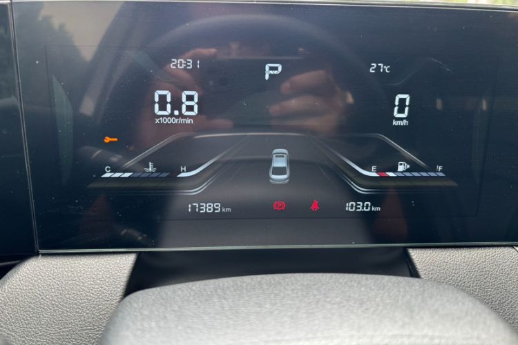Used Bestune B70 2022 Third Generation 1.5T Automatic Enjoyment Version Odometer Close Up