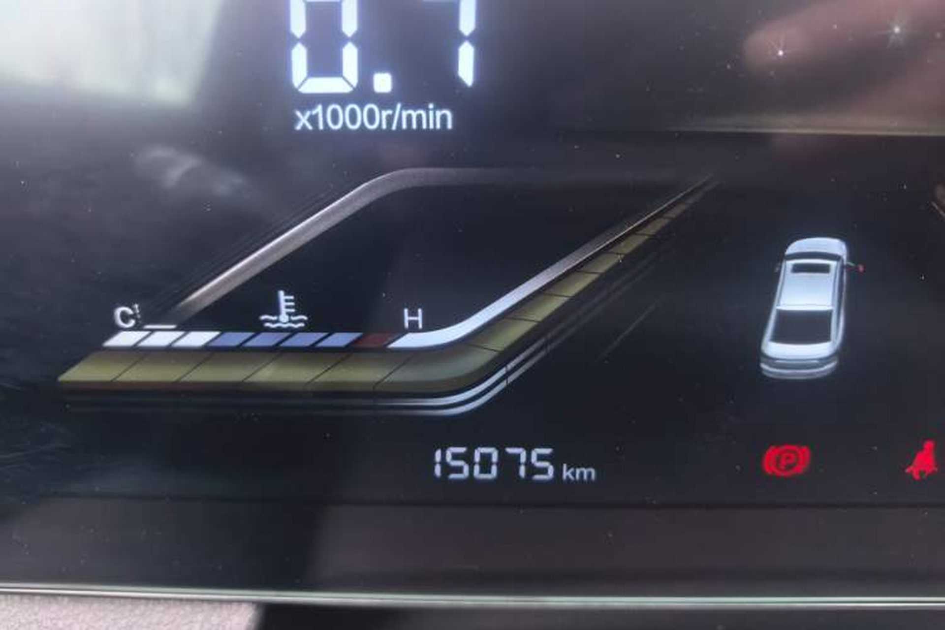 Used Bestune B70 2022 Third Generation 1.5T Automatic Enjoyment Version Odometer Close Up