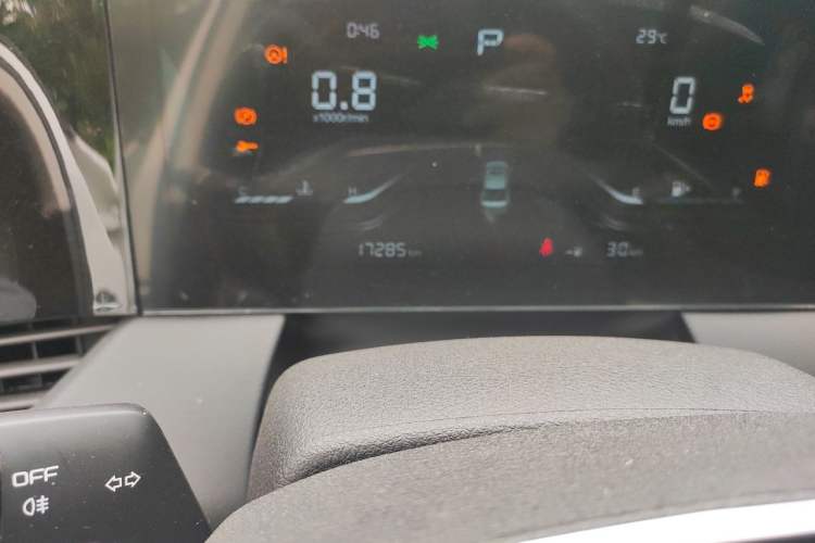Used Bestune B70 2022 Third Generation 1.5T Automatic Enjoyment Version Odometer Close Up