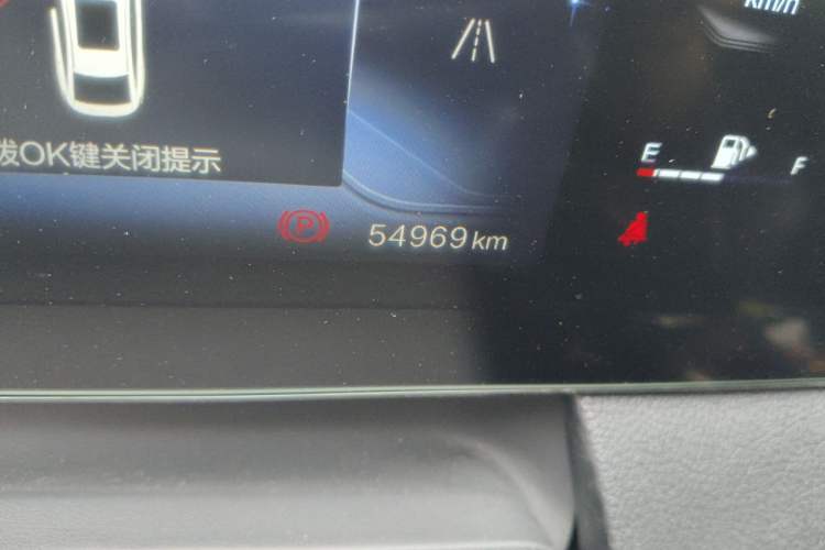 Used Bestune B70 2022 Third Generation 1.5T Automatic Premium Edition Odometer Close Up