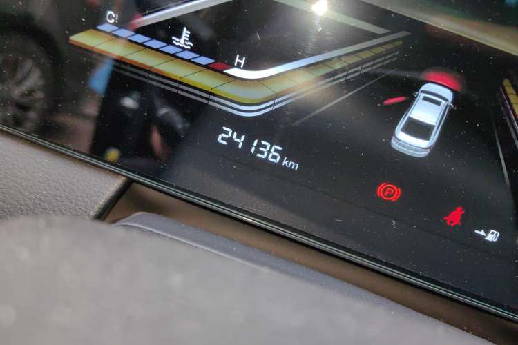 Used Bestune B70 2023 Third Generation 1.5T Automatic Enjoyment Version 70th Anniversary Edition Odometer Close Up