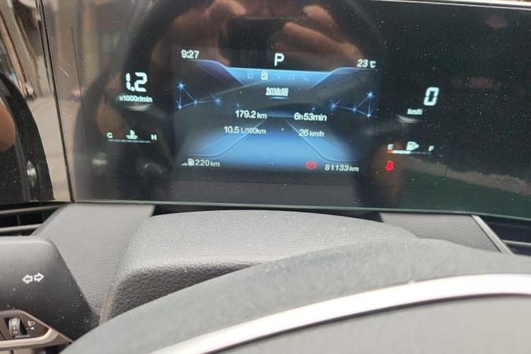 Used Bestune B70 2023 Third Generation 1.5T Automatic Enjoyment Version Odometer Close Up