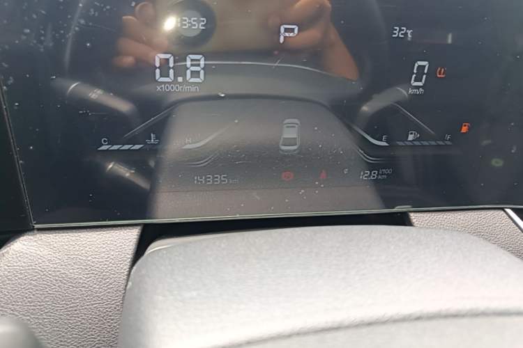 Used Bestune B70 2023 3rd Generation 1.5T Automatic Enjoyment Version 70th Anniversary Edition Odometer Close Up
