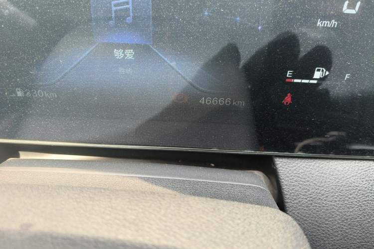 Used Bestune B70 2023 Third Generation 1.5T Automatic Enjoyment Version Odometer Close Up