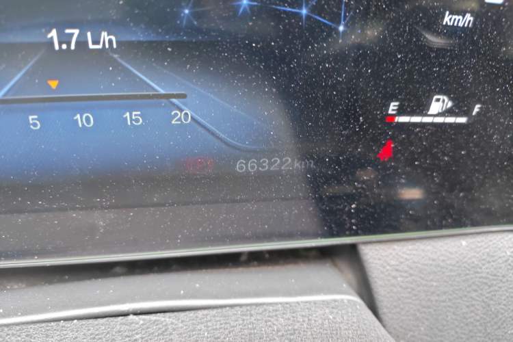 Used Bestune B70 2023 Third Generation 1.5T Automatic Enjoyment Version Odometer Close Up