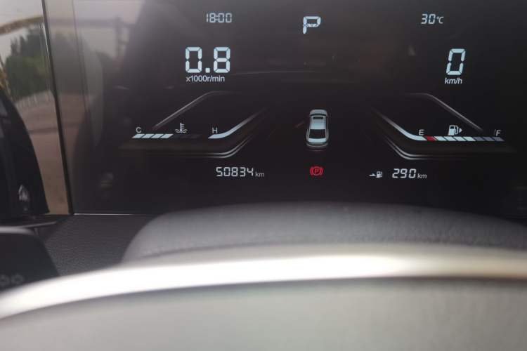 Used Bestune B70 2023 Third Generation 1.5T Automatic Enjoyment Version 70th Anniversary Edition Odometer Close Up