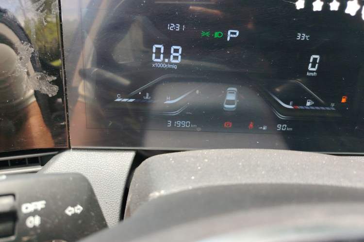Used Bestune B70 2023 Third Generation 1.5T Automatic Enjoyment Version 70th Anniversary Edition Odometer Close Up