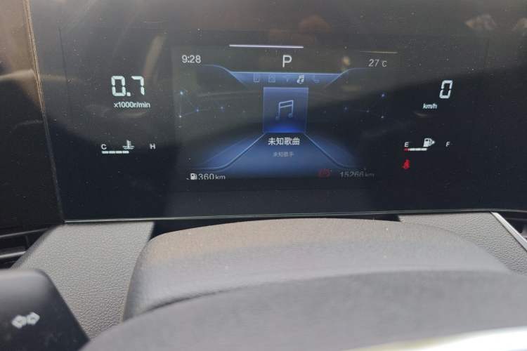 Used Bestune B70 2023 Third Generation 1.5T Automatic Enjoyment Version Odometer Close Up