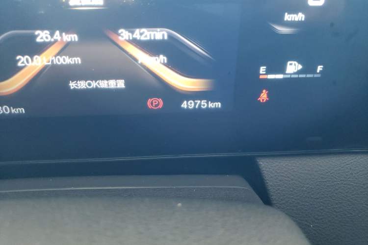 Used Bestune B70 2023 Third Generation 1.5T Automatic Enjoyment Version Odometer Close Up