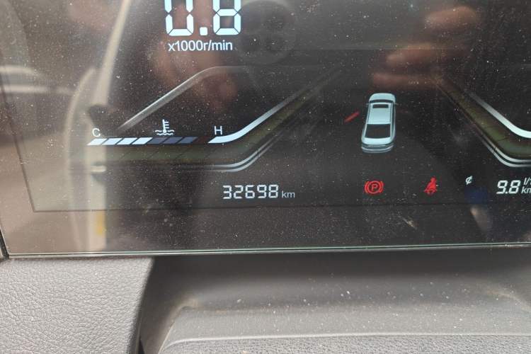 Used Bestune B70 2023 Third Generation 1.5T Automatic Enjoyment Version Odometer Close Up