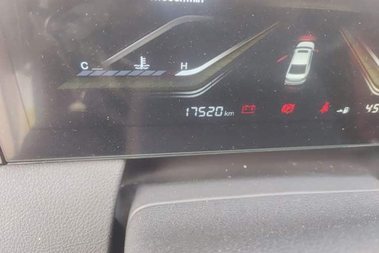 Used Bestune B70 2023 3rd Generation 1.5T Automatic Enjoyment Version 70th Anniversary Edition Odometer Close Up
