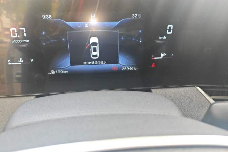 Used Bestune B70 2023 Third Generation 1.5T Automatic Enjoyment Version Odometer Close Up