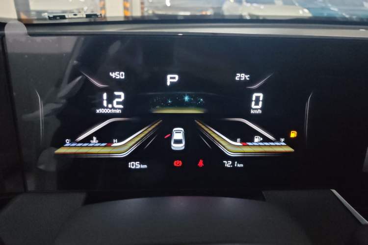 Used Bestune B70 2023 Third Generation 1.5T Automatic Enjoyment Version 70th Anniversary Edition Odometer Close Up