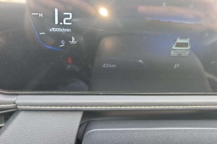Used Bestune B70 2024 Dragon Edition 1.5T Leading Model Odometer Close Up