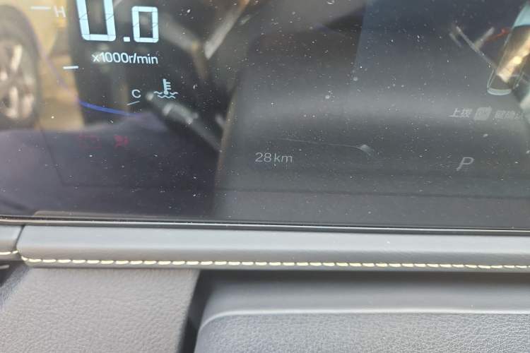 Used Bestune B70 2024 Dragon Edition 1.5T Leading Model Odometer Close Up