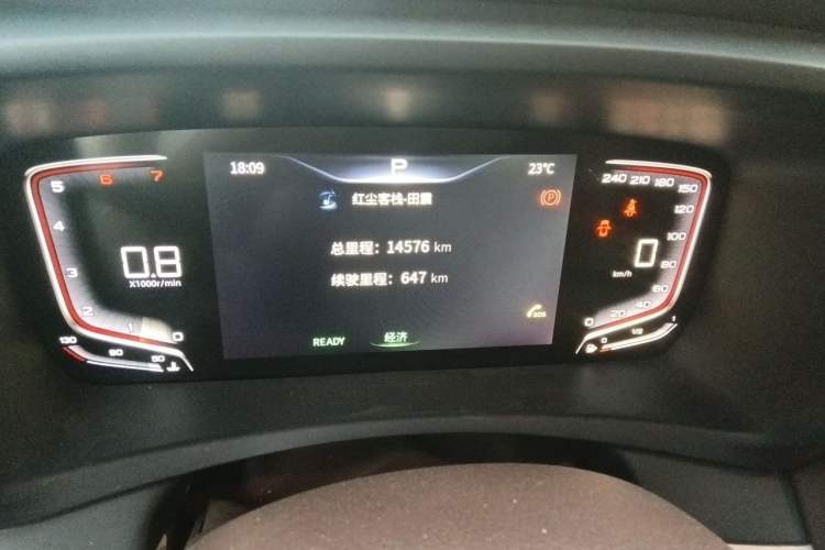 Used Bestune M9 2023 2.0T Prestige Edition Odometer Close Up