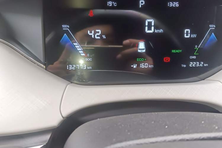 Used Bestune NAT 2022 Enjoy Travel Edition 100kW 425km Odometer Close Up