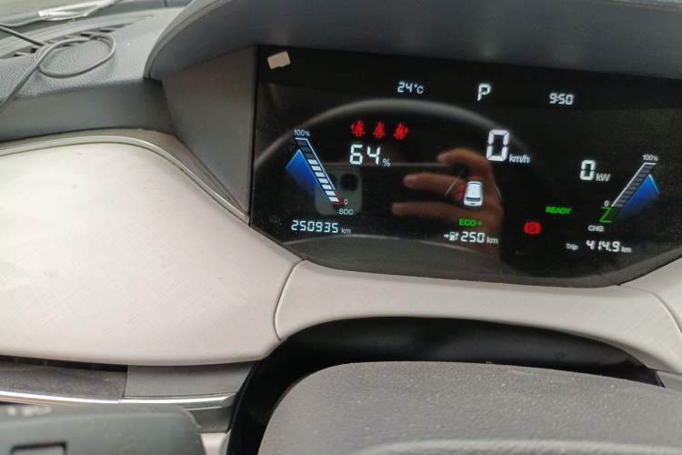 Used Bestune NAT 2021 Luxury Experience Edition Odometer Close Up