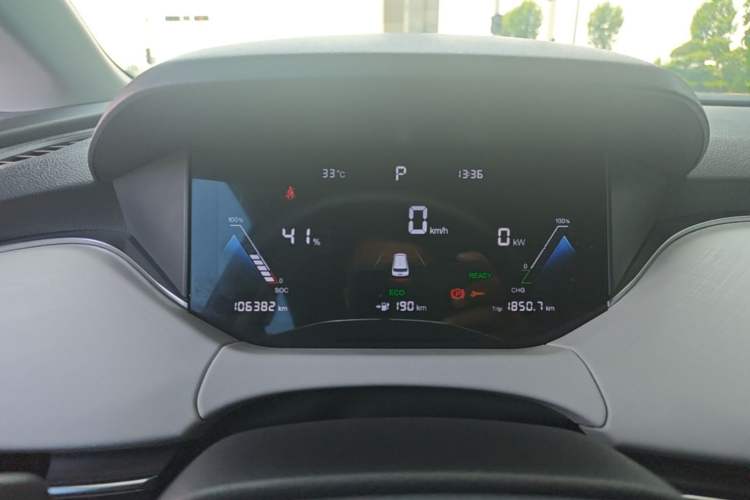 Used Bestune NAT 2022 Enjoy Travel Battery-Swap Version 100kW 401km Instrument Cluster