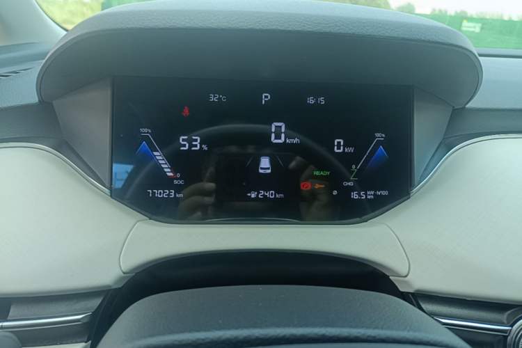 Used Bestune NAT 2022 Comfortable Travel Battery-Swap Version 100kW 401km Instrument Cluster