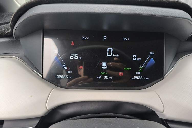 Used Bestune NAT 2022 Comfort Travel Version 100kW 419km Odometer Close Up