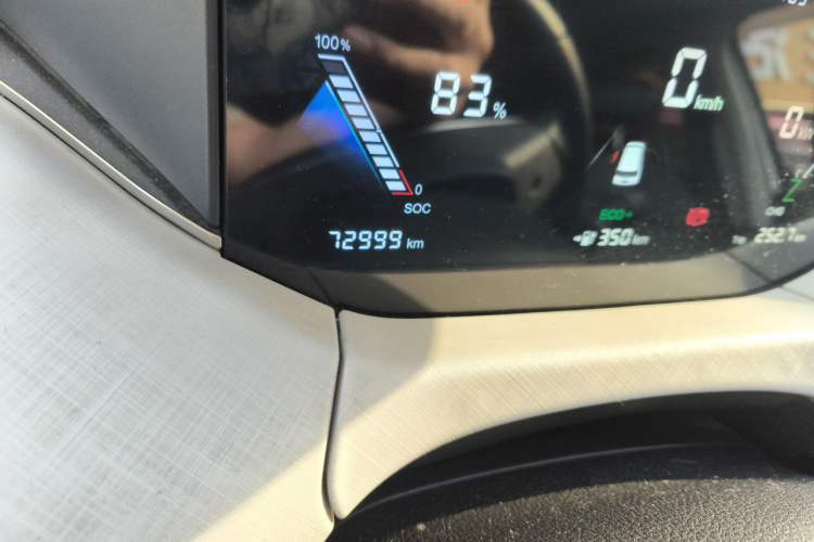 Used Bestune NAT 2022 Enjoy Travel Edition 100kW 425km Odometer Close Up