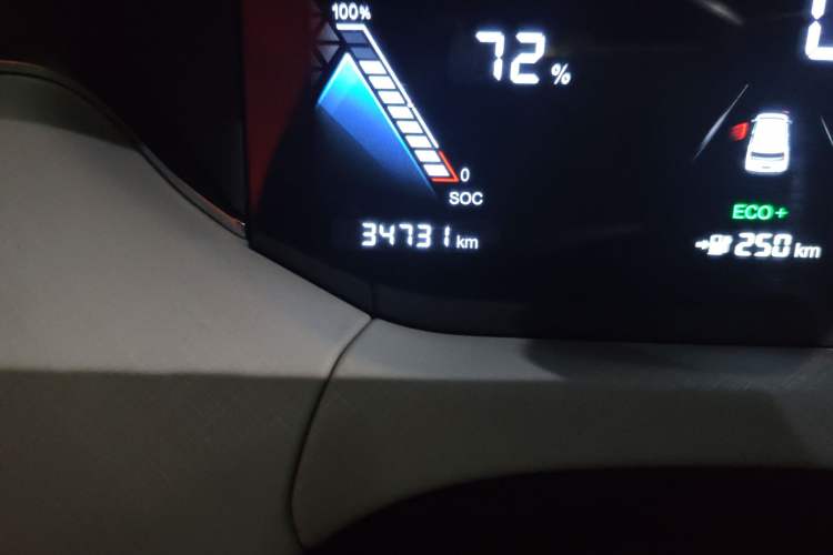 Used Bestune NAT 2022 Enjoy Travel Battery-Swap Version 100kW 401km Odometer Close Up