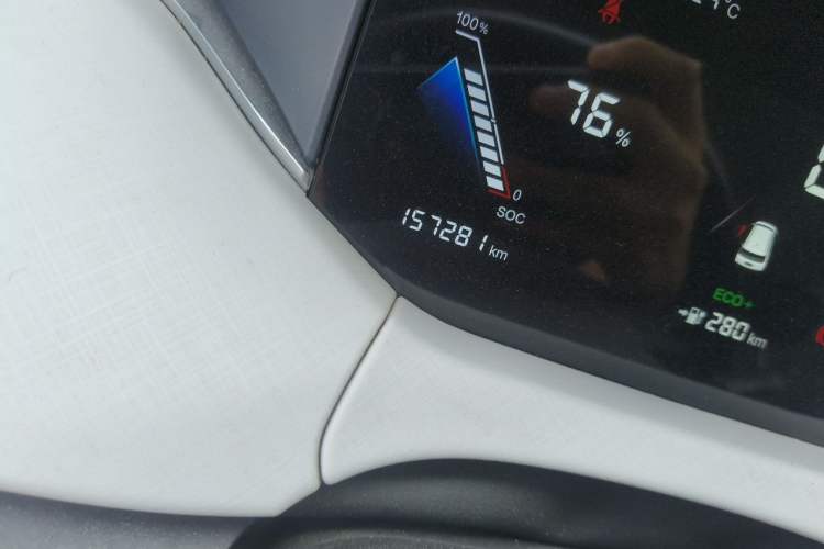 Used Bestune NAT 2022 Enjoy Travel Edition 120kW 419km Odometer Close Up