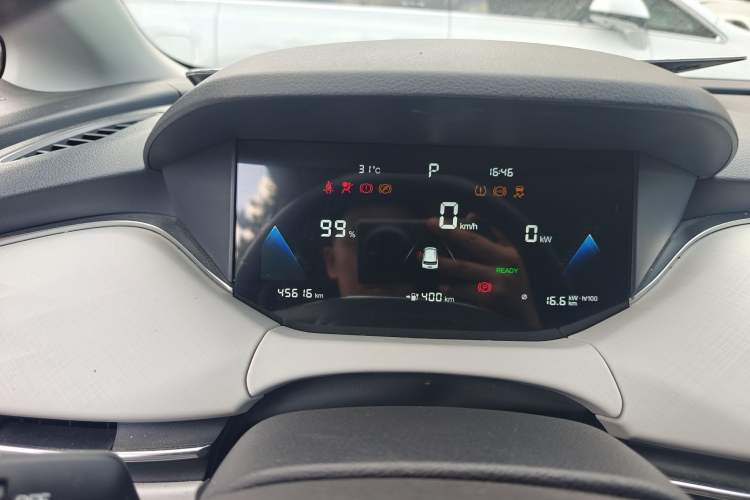 Used Bestune NAT 2022 Comfortable Travel Rental Edition Odometer Close Up
