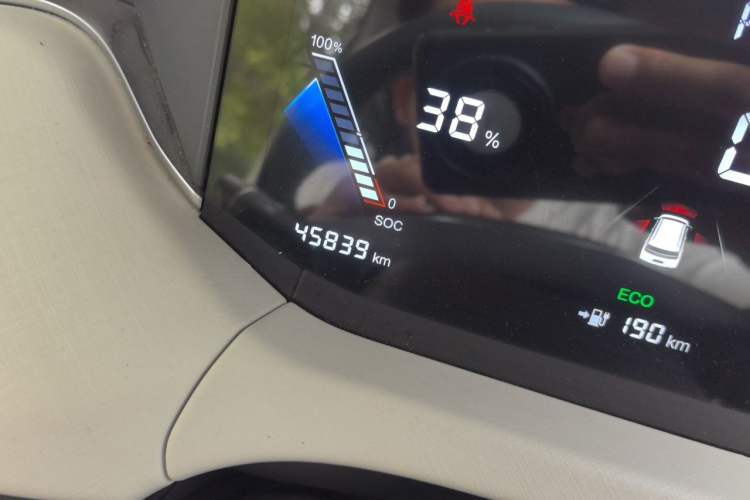 Used Bestune NAT 2023 PRO Comfort Travel Edition 425km Odometer Close Up