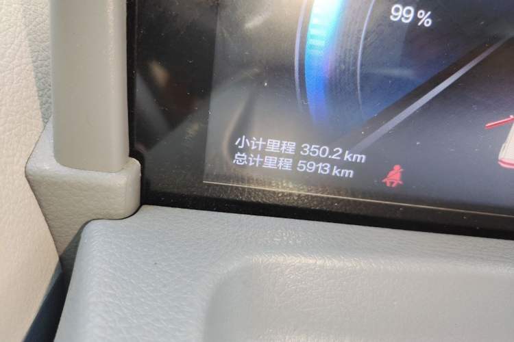 Used Bestune Pony 2025 222km Lightning Horse Odometer Close Up