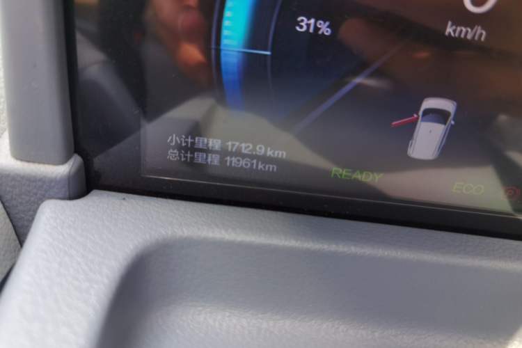 Used Bestune Pony 2025 222km Range Agile Horse Odometer Close Up