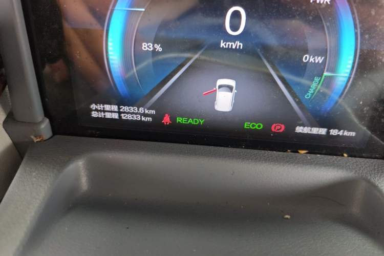 Used Bestune Pony 2025 222km Range Agile Horse Odometer Close Up
