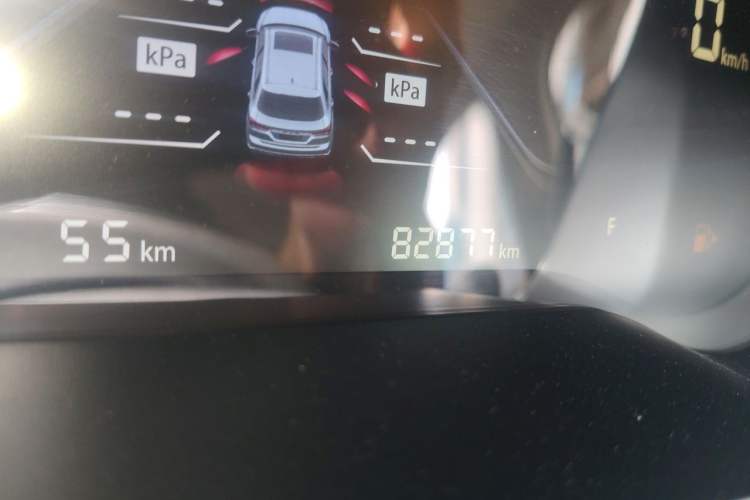 Used Bestune T33 2019 1.6L Automatic Luxury Edition China VI Odometer Close Up