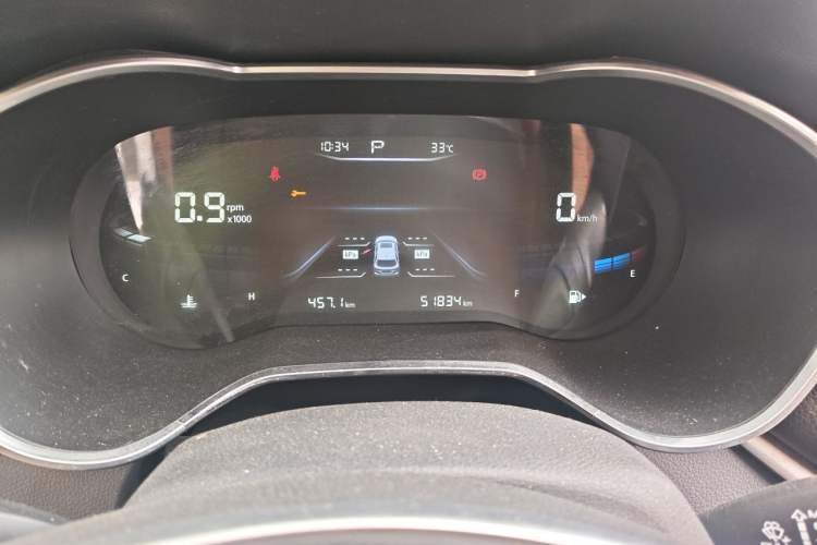 Used Bestune T33 2021 1.2T DCT Luxury Model Instrument Cluster