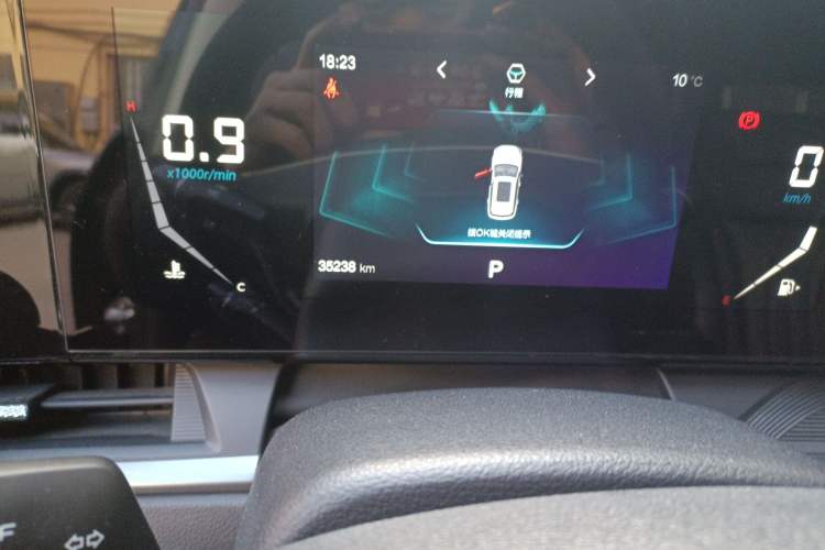 Used Bestune T55 2021 1.5T Automatic Joyful·Prestige Edition Odometer Close Up