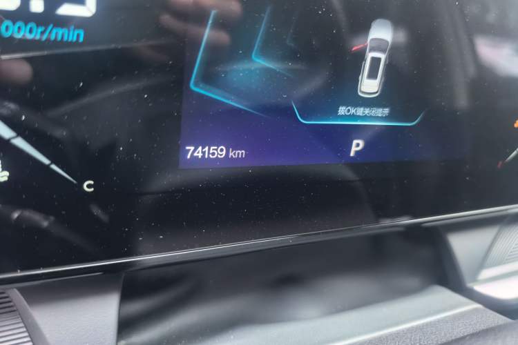 Used Bestune T55 2022 1.5T Automatic Super Leap Edition Odometer Close Up