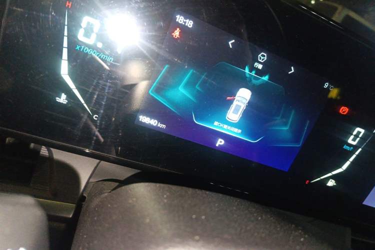 Used Bestune T55 2022 1.5T Automatic Leap Edition Odometer Close Up