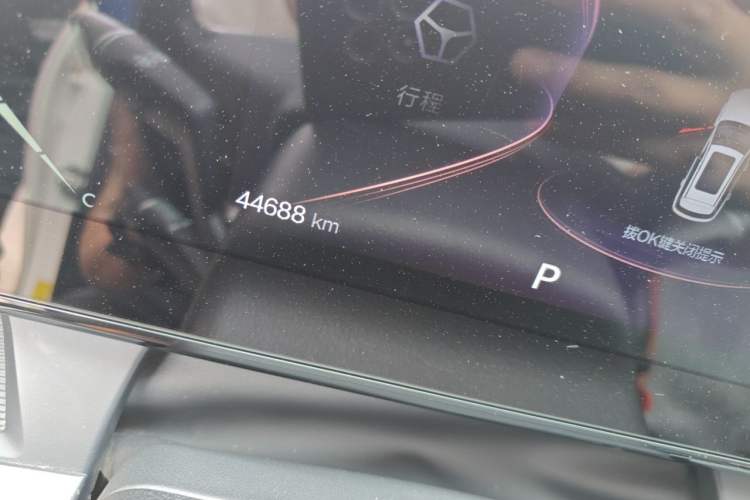 Used Bestune T55 2023 1.5T Automatic Leap Model Odometer Close Up