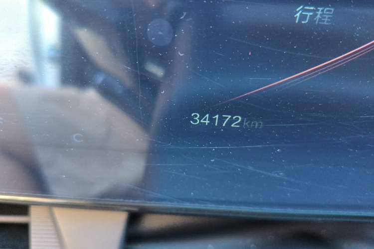 Used Bestune T55 2023 1.5T Automatic Leap Model Odometer Close Up