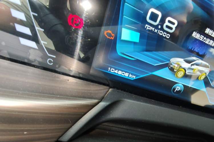 Used Bestune T77 2019 230 TID Automatic Luxury Version National V Odometer Close Up