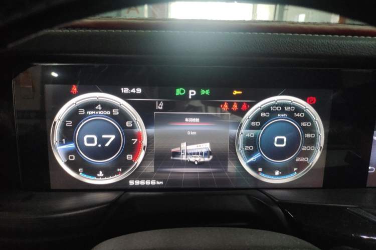 Used Bestune T77 2019 230 TID Automatic Prestige Version China VI Emission Standard Instrument Cluster