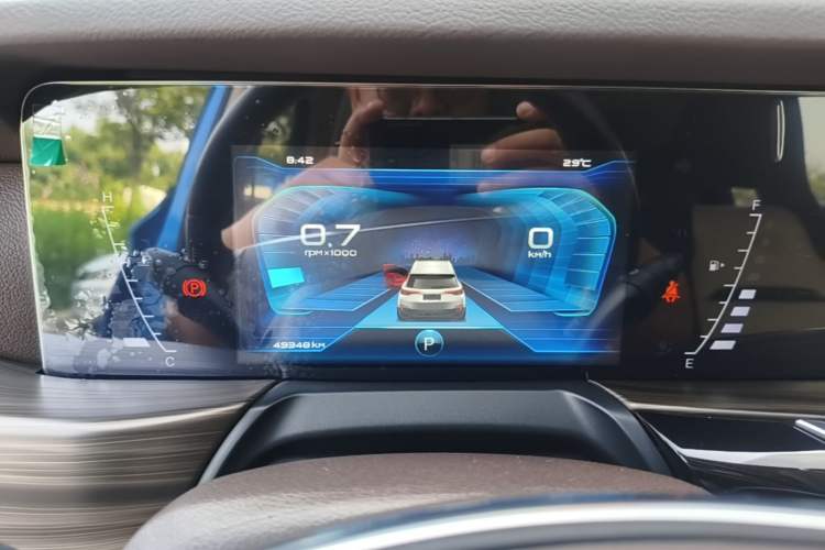 Used Bestune T77 2019 Facelift 230 TID Automatic Luxury Version China V Emission Standard Instrument Cluster