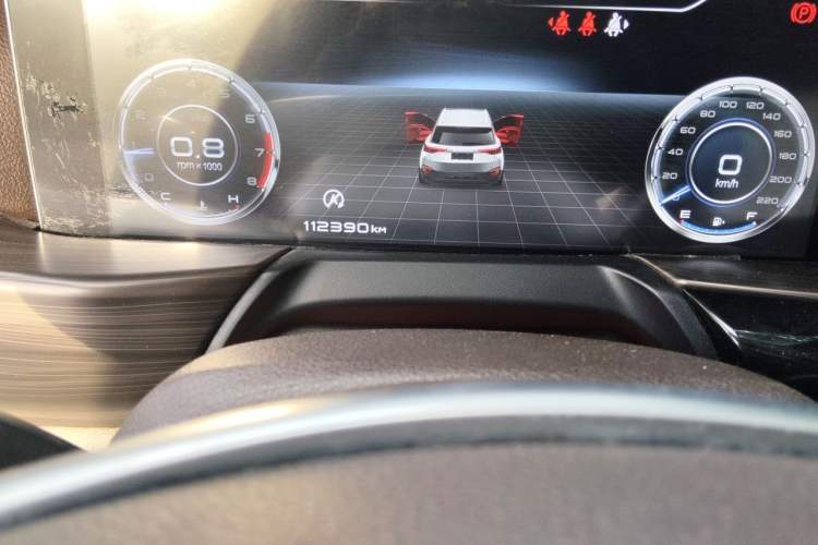 Used Bestune T77 2019 230 TID Automatic Luxury Version National V Odometer Close Up