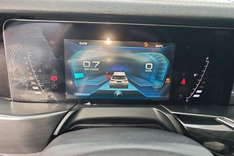 Used Bestune T77 2019 Facelift 230 TID Automatic Luxury Version China VI Emission Standard Instrument Cluster