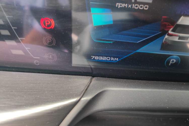 Used Bestune T77 2019 230 TID Automatic Luxury Version National V Odometer Close Up