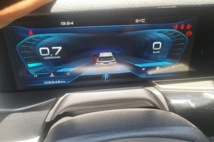 Used Bestune T77 2019 230 TID Automatic Prestige Version China V Emission Standard Instrument Cluster