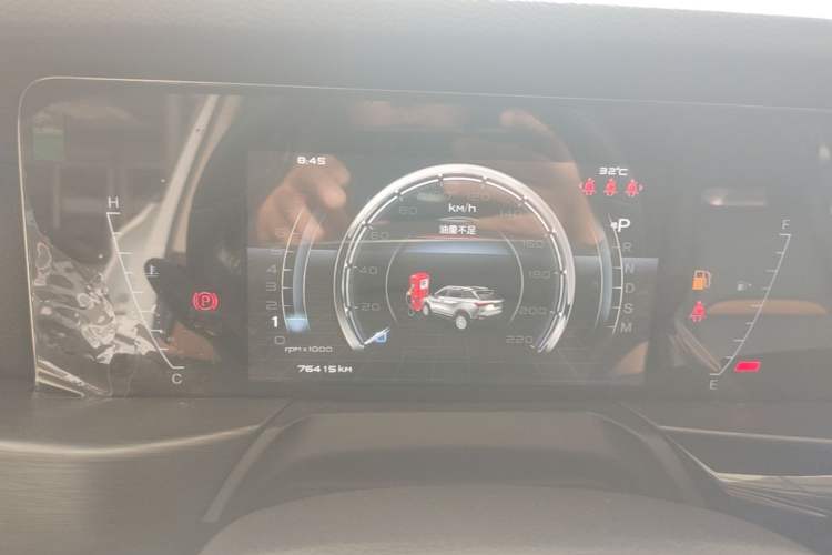 Used Bestune T77 2019 Facelift 230 TID Automatic Luxury Version China V Emission Standard Instrument Cluster